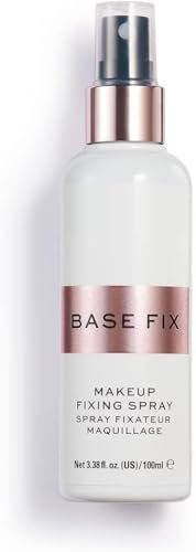 Bas.e Fix Makeup- Fixing Spray |Refreshes & Locks in the makeup | Sets makeup upto 8 hours | Protects makeup against Heat & Humid Environment | Vegan & Cruelty-Free - 100 ML