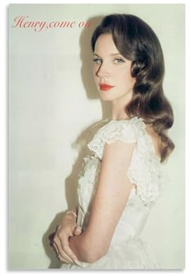hoxaooi Lana Del Rey Poster Henry, Komm Schon Poster Für Zimmer, Ästhetische Leinwand-Wandkunst, Schlafzimmer-Dekor Poster 12x18inch(30x45cm)