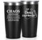 Livole Chaos Coordinator, Funny Gifts for Teachers Men, Boss, Manager, Him, Male Teacher Gift, End of The Year Presents, Christmas Gifts for Men, 20oz Travel Mug Thermal, Stainless Steel Wine Glasses