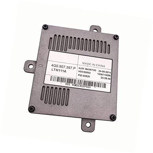YATINGZHANG VorschaltgeräT Xenon Ballast Control Unit Passend for 15–16 C7 7P A1 A3 S3 A6L Q5 Yeti 4G0907397P Skoda oder 2015–2016 Passend for Audi A3 Cabrio Scheinwerfer Vorschaltgerat