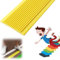 Treppenkantenprofil Treppenprofil PVC Anti-Rutsch-Gummi Treppen-Anti-Rutsch-Streifen Treppenkanten-Dichtungsstreifen-Schutzkantenstreifen, Breite: 10 cm-Yellow||2m/78.7in