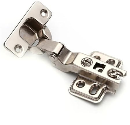 1 pz - Cerniera for porta 'armadio pieghevole con angolo di 45 gradi Cerniera con angolo di 45 gradi for armadietto del bagno della cucina di casa con viti(45 degree)