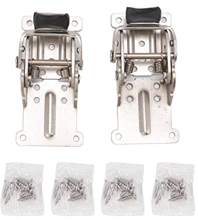 Foldable Support Bracket, 2 Pcs Zinc Alloy 180 Degree Self Locking Hinge Set Lock Extension Support for Table Legs Folding Workbench Cabinet