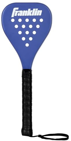Franklin Sports - Sweet Spot Padel Training Racket - Fiberglass Padel Racket with Foam Core - 365g - Purple