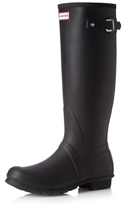 Hunter Original Tall, Stivali Di Gomma Donna, Nero (0BLK), 39 EU