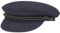 HAMMABURG Berretto Veleggiatore d'Elba Uomo - Made in The EU da Marinaio Piatto con Visiera, Fodera, Fodera Estate/Inverno - 60 cm Blu