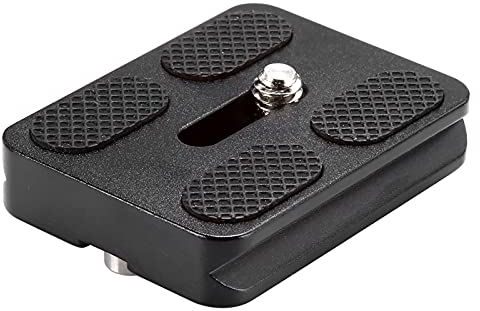 Neewer® Black Metal PU-50 1/4 Universal Quick Release Plate for Standard Tripod Ballhead