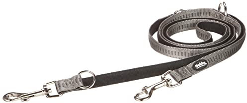 Nobby Führleine Soft Grip, dunkelgrau/schwarz L: 200 cm, B: 15 mm, 1 Stück