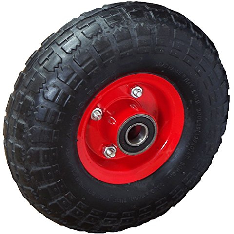 Sackkarren Schubkarren Rad Luftrad Ersatzrad 3.00-4 (Rad 260 mm/Achsloch 20 mm)