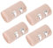 Supvox 4 Stück medizinische Kompressionsbandage elastische Sportbandagen mit Metallclips für Knöchelschutz Armbein Bandagierung und Brustverletzungen