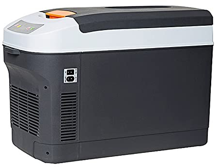 25L Mini frigo Voiture, 12 / 220V pour l'automobile et la Maison, Voyage Camping en Plein air réfrigérateur Portable, Gris