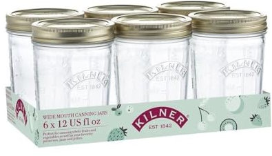 Kilner Wide Mouth Jar - 0.35Ltr (Box 6) Exclusive Set