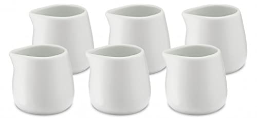 Weis Milchgießer 50 ml - Set 6 aus Porzellan