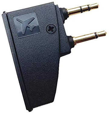 BUTIAO Airplane Adapter for Headphone, 3.5mm Airline Flight Converter for Bose QuietComfort 15 25 35 3 2 QC15 QC25 QC35 QC3 QC2 SoundLink AE2 Headphones