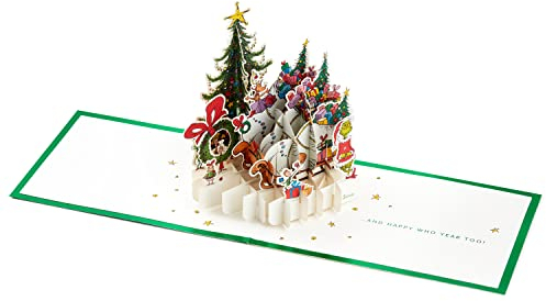 Hallmark Paper Wonder Weihnachtskarte – Dr. Seuss's The Grinch Stole Design, 25575519, Mehrfarbig