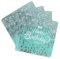 Servietten Happy Birthday, 40 Stück Blau Diamant Geburtstag Serviette, Papierservietten Paper Napkins, Tischdeko Geburtstagsservietten, für Mädchen Junge Geburtstag Party Dekoration, 33 * 33cm (Blau)