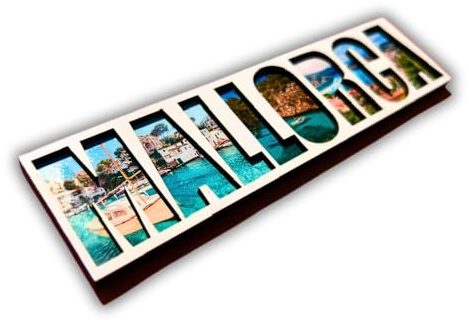 Mallorca Magnet Souvenir Fridge Magnet Schriftzug 060726