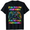 Gamer Zocker T-Shirt von Gamer Spruch Geschenke mit Controller für Zocker - Kind, Unisex, Kurzarm, Schwarz, S, Kleines, Klassische Passform, Casual, Schule