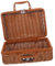 BESPORTBLE Simulierte Rattan Lagerung Fall Schloss Retro Handwoven Koffer Dekorative Home Storage Box