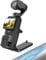 AMAZEAR Magnetic Mount Stand for DJI Osmo Pocket 3, Pocket3 Accessories Expansion Adapter Magnet Suction Case Holder on Desktop, Vertical Surface, 180° Adjustable, Quick Fixation（Black）