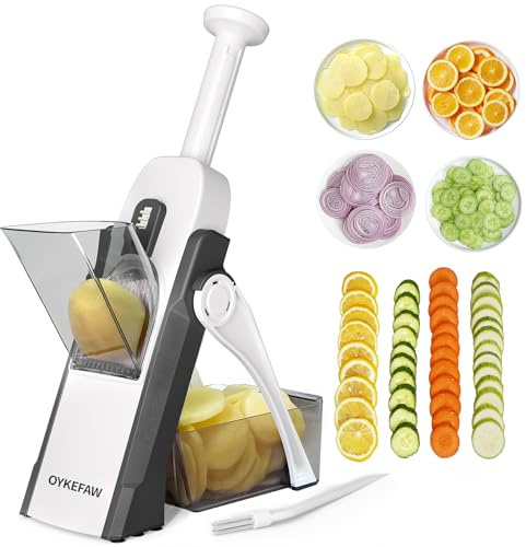 Safe Mandoline Slicer for Kitchen, Potato Slicer for Chips,Vegetable Cutter