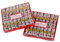 BWG Mini Christmas Saucer Crackers - Nordic Design - Set of 16