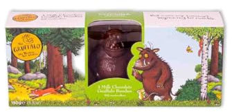 Cocoba Gruffalo Shaped Hot Chocolate Bombe - 3 Bombs filled with Marshmallows (3 Bombes, Box)
