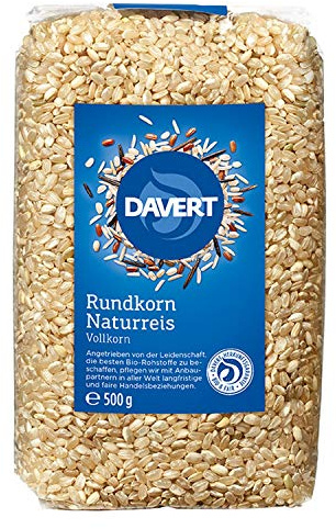 Davert, Naturreis, Rundkorn, 500g [Lebensmittel & Getränke]