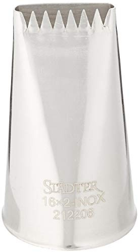 Städter Spritztülle, Edelstahl, Silber, 16 mm, 212206