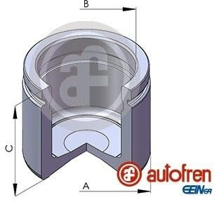 AUTOFREN SEINSA D025209 Bremssattel-Kolben 60mm Stahl