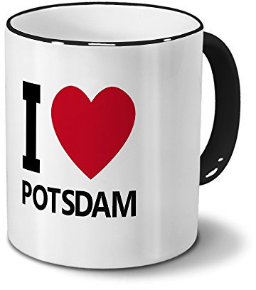 digital print Städtetasse Potsdam - Design I Love Potsdam