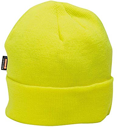 Portwest Strickmütze mit Insulatexfutter, Größe: Einheitsgröße, Farbe: Gelb, B013YER
