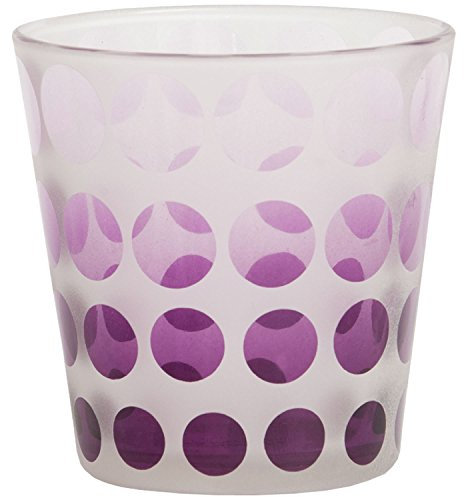 Yankee candle 1331877 Purple Circles Porta Sampler, Bianco/Porpora, 7.6x8x9.1 cm