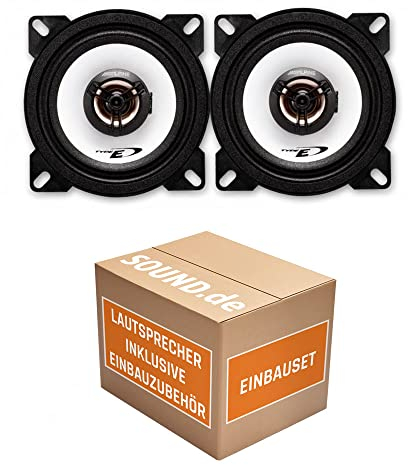 Lautsprecher - Einbauset passend mit Alpine SXE-1025S - 10cm Koax-System für VW Polo 6N