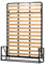 Wallbedking - Lit Escamotable 140x190 - Lit Escamotable 2 Personnes - Mural Rabattable - Vertical - Classique