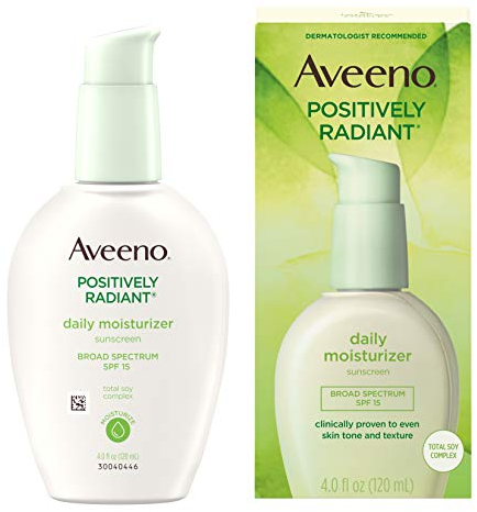 Aveeno Positively Radiant Täglicher Feuchtigkeitsspender, 113,4 g (Spf Nr. 15)
