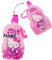 alles-meine.de GmbH FALT Trinkflasche/Trinkbeutel - Helllo Kitty - incl. Namen - auslaufsicher - flexibel zum Falten/Verkleinern - 500 ml Flüssigkeit - Campingflasche/F..