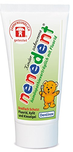 Nenedent Kinderzahncreme Homöopathieverträglich mit Fluorid, 50 ml