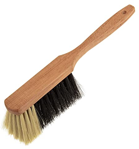 SIDCO Handbesen Holz Handfeger Kehrbesen Holzbesen Feger Kunsthaarmischung weich