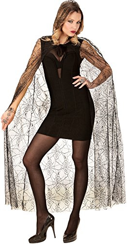 W WIDMANN MILANO Party Fashion 65730 - Spinnenumhang mit Kapuze