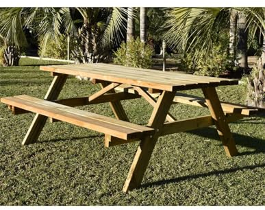 Faura - Mesa Picnic - Madera tratada