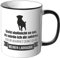 JUNIWORDS Tasse - Ich denke an Labrador - Wähle Motiv & Farbe - Schwarz