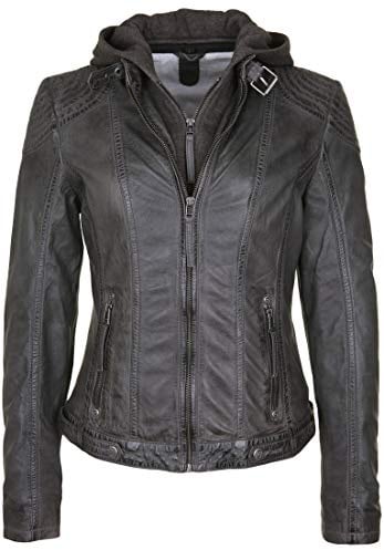Mauritius Cacey LEGV Frauen Lederjacke schwarz Basics, Biker, Casual Wear