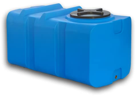 Varile Réservoir d'eau Potable 400L Bleu | sans BPA | Filetage en Laiton 3/4 intégré | Convient pour Les Aliments
