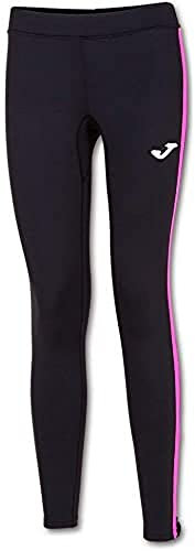 Joma Collant Running pour Fille, Taille XS, Noir/Rose Fluo