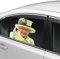 GIMOCOOL Autofenster Aufkleber 3D Glas Auto Fensteraufkleber Wasserdicht Personalisierte Queen Elizabeth, Papst Franziskus, Abnehmbare Fenster Glas Decals, Nonne, Ruth Bader Ginsburg
