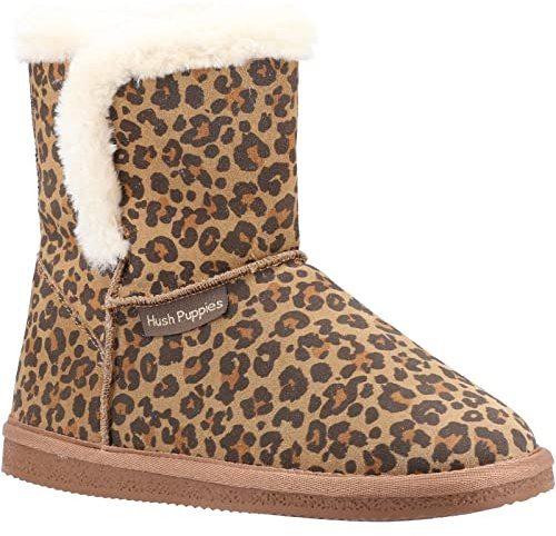 Hush Puppies Ashleigh Slipper Bootie Leopard