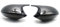 Viviance Car M3 Style Material ABS para Espejos retrovisores Cubiertas Compatible con BMW E81 E82 E87 E88 E90 E91 2005-2007 E92 E93 2006-2009 - Patrón de Fibra de Carbono