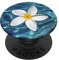 Hawaii Pop Mount Socket White Flower in the Sea Ocean Water PopSockets Swappable PopGrip