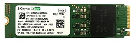 CUK Hynix BC501 256GB M.2 2280 PCIe NVMe Internal Solid State Drive (SSD) Bulk OEM Tray